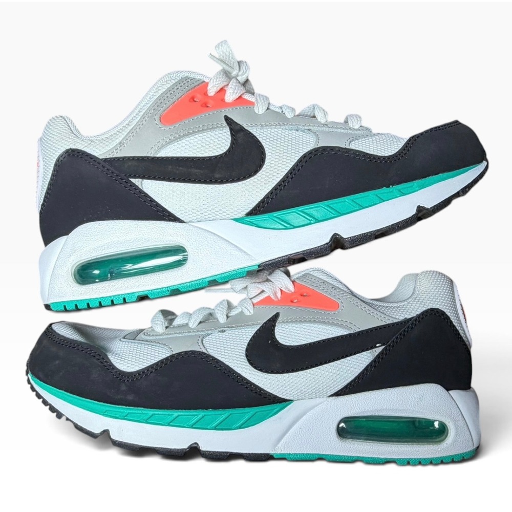 Nike Air Max Excee Womens Sneakers Size 10 White Black Teal Coral CD5432-105